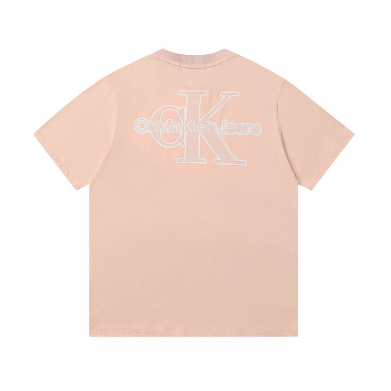 クロスボーダーCホーム クラシックレターオーバープリント半袖Tシャツ 260g ゆったり カジュアル 男女兼用 カップル シンプル 半袖|undefined