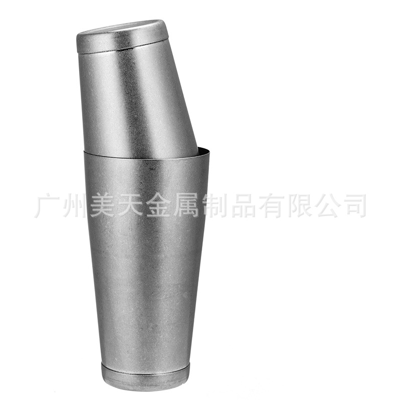 La taza americana de la coctelera Hall de la tres-Sección de Boston de la coctelera del acero inoxidable 304 helada para los viejos fabricantes del comercio exterior