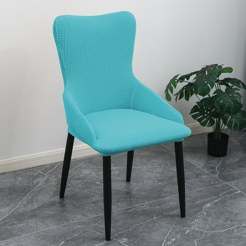 Cubierta de silla elástica Reposabrazos de forma especial cubierta de silla simple engrosada polar apoyabrazos respaldo integrado cuatro estaciones