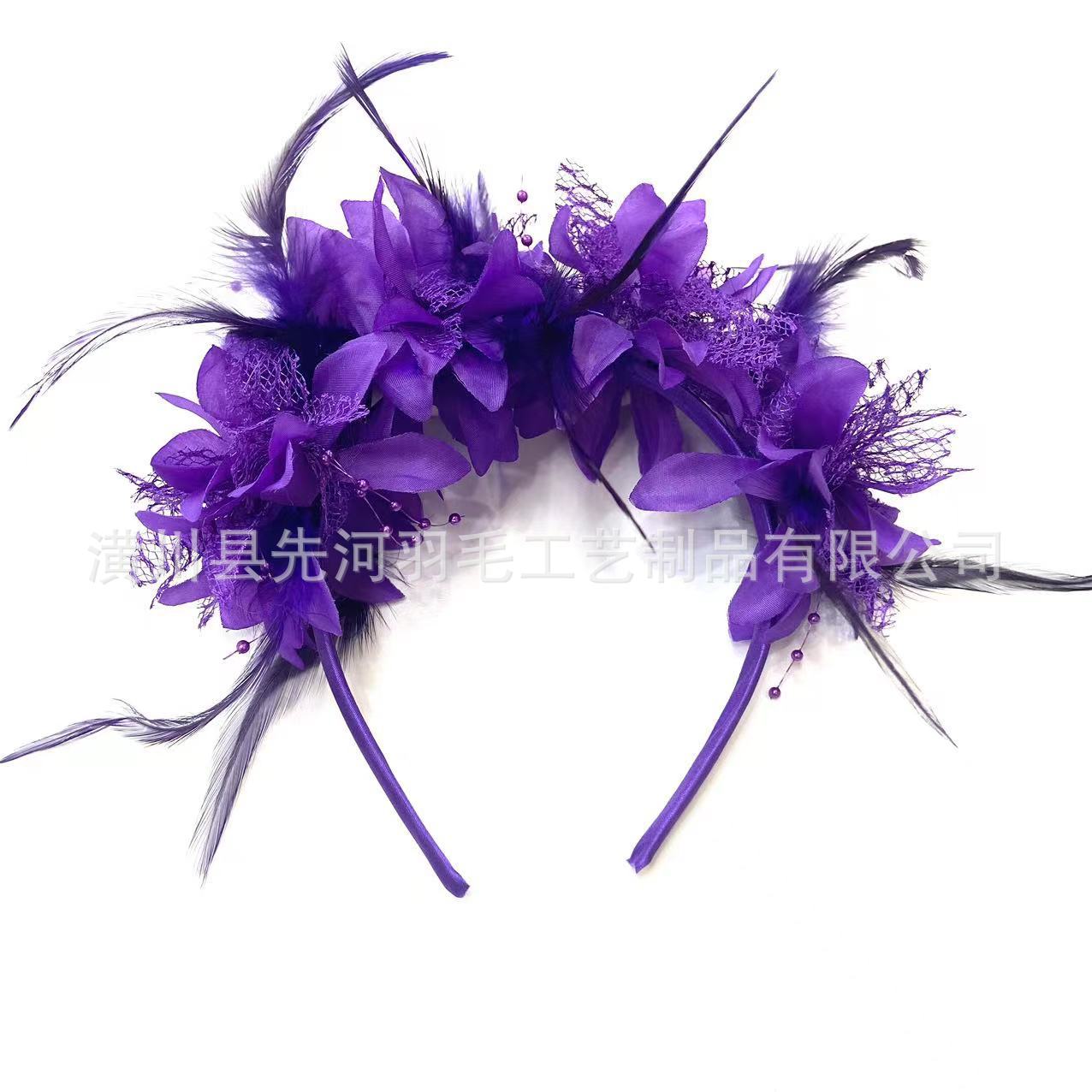 보라색 (4 개의 꽃)