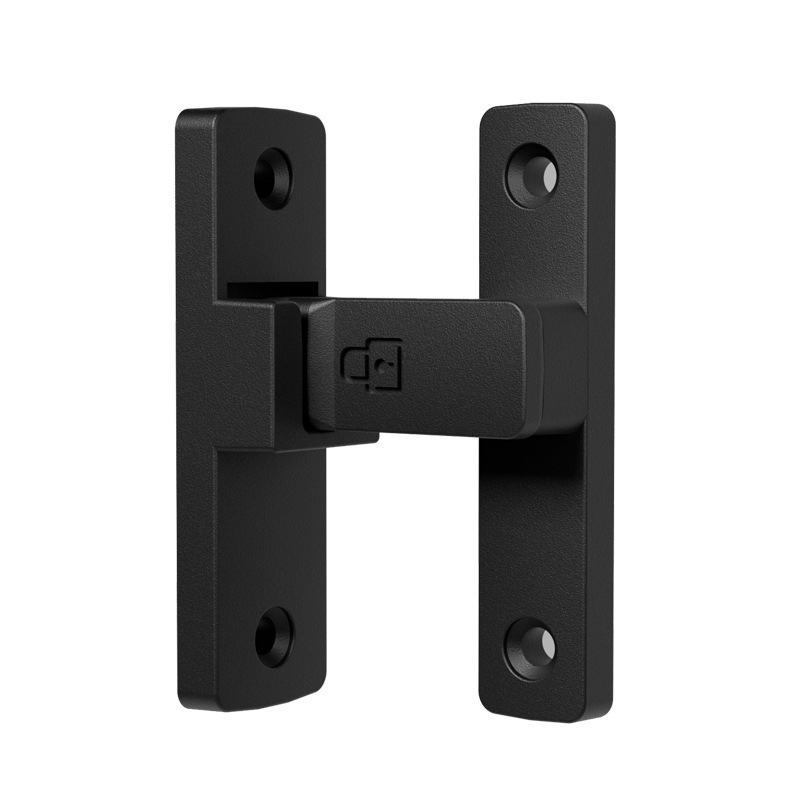 Perno de puerta de enchufe Cerradura de puerta sin perforación interior Cerradura de puerta corredera de baño Cerradura de puerta corredera Cerradura de puerta corredera antigua image 5