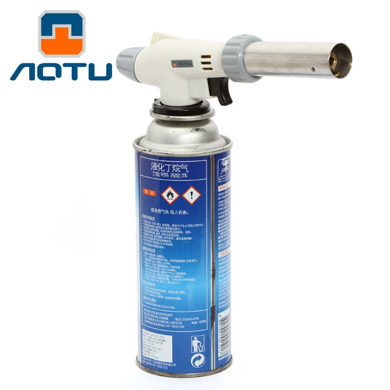 Вогнуто-выпуклый высокотемпературный пожарный пистолет для пикника, барбекю, кассета печи, пистолет-распылитель Бутана, открытый сварочный пистолет с зажиганием газа AT6369