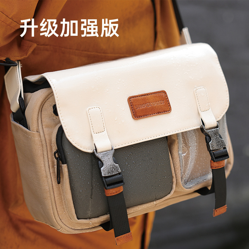 26 Camera Bag Crossbody Shoulder Bag Waterproof Canon Fuji Sony Mirrorless Nikon Dslr Protective Bag Photography Backpack