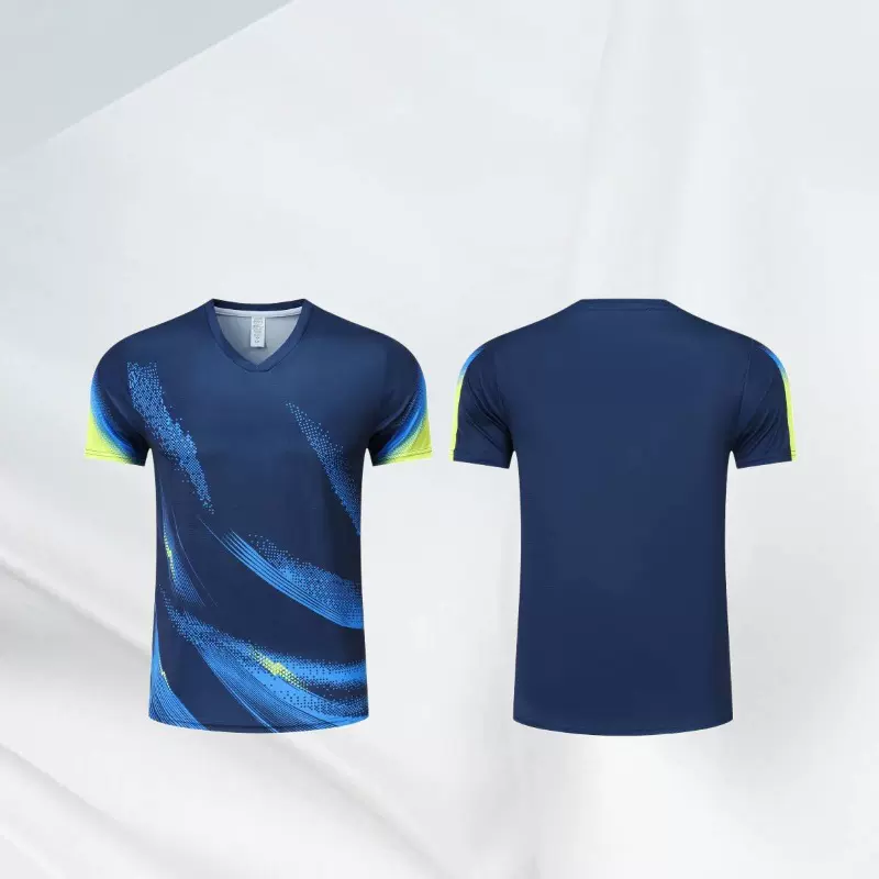 男女新款羽毛球服乒乓球网球单上衣训批发团购可印图印字印号