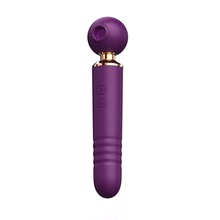 新品震動棒吮吸拍打伸縮三合一自慰器成人女性情趣用品性玩具