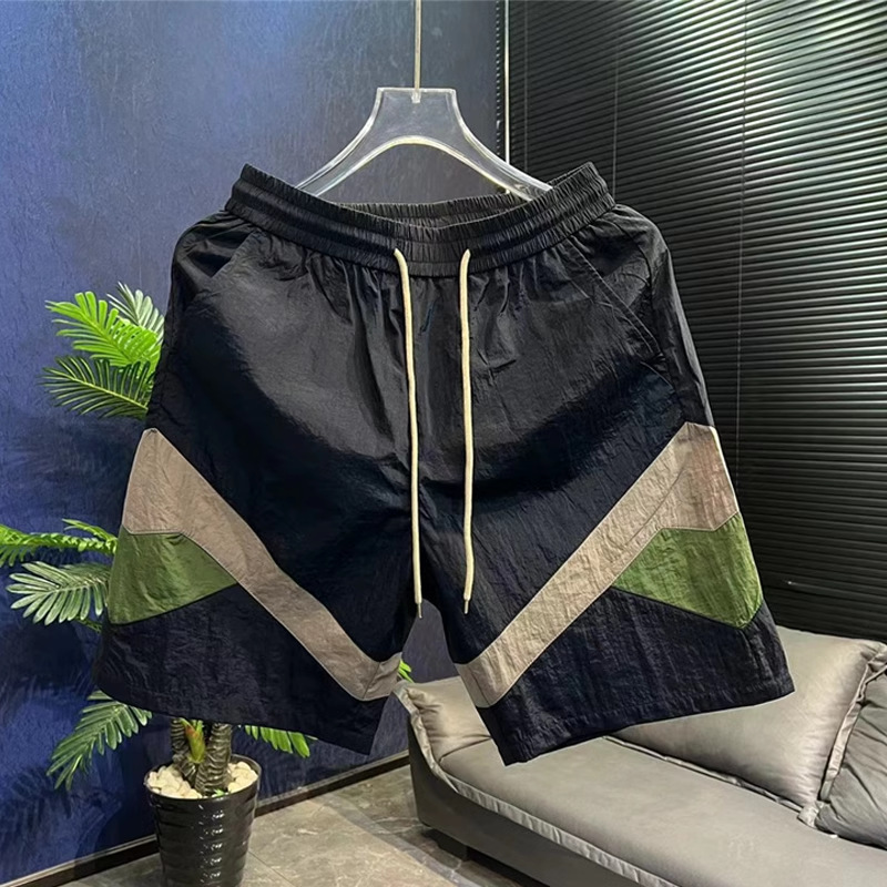 Men's Casual Shorts Colour Blocking Quick Drying Summer Sports_voghion.com