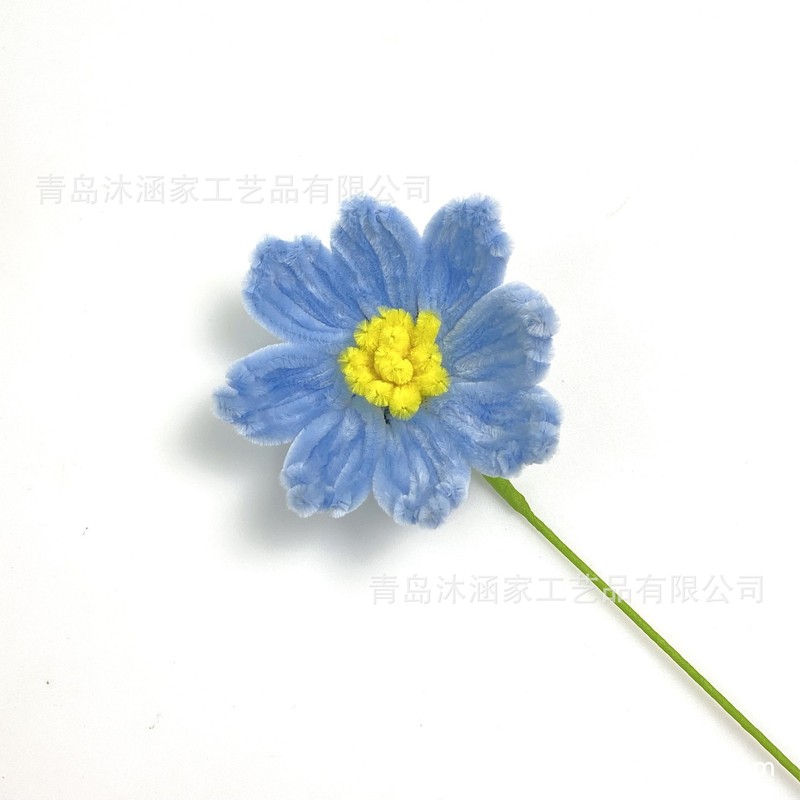 成品单支手工扭扭棒花格桑花仿真花家居摆件毕业季礼物礼品批发|undefined