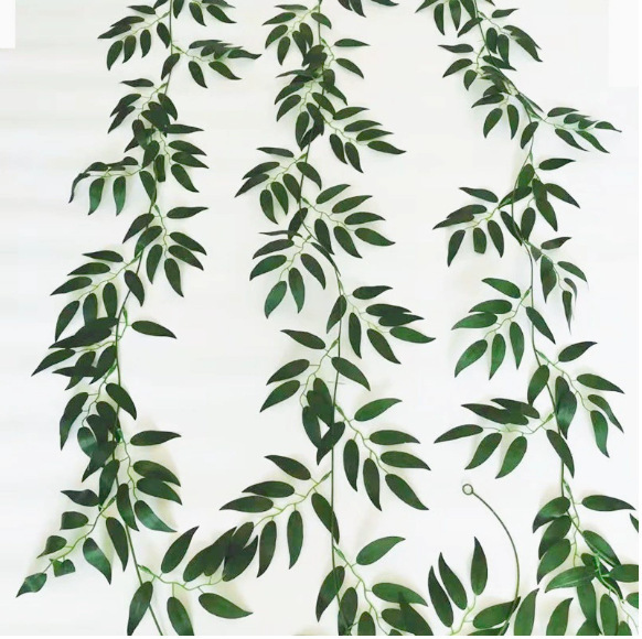 Artificial Plants, Willow Leaves, Vine Decorations for Wedding Settings, Wrapped Vines, Colorful Lights, Decorative Green Leaves Wholesale 2m Willow Leaves and Vines Artificial Plants, Willow Leaves, Vine Decorations for Wedding Settings, Wrapped Vines, Colorful Lights, Decorative Green Leaves Wholesale 2m Willow Leaves and Vines
