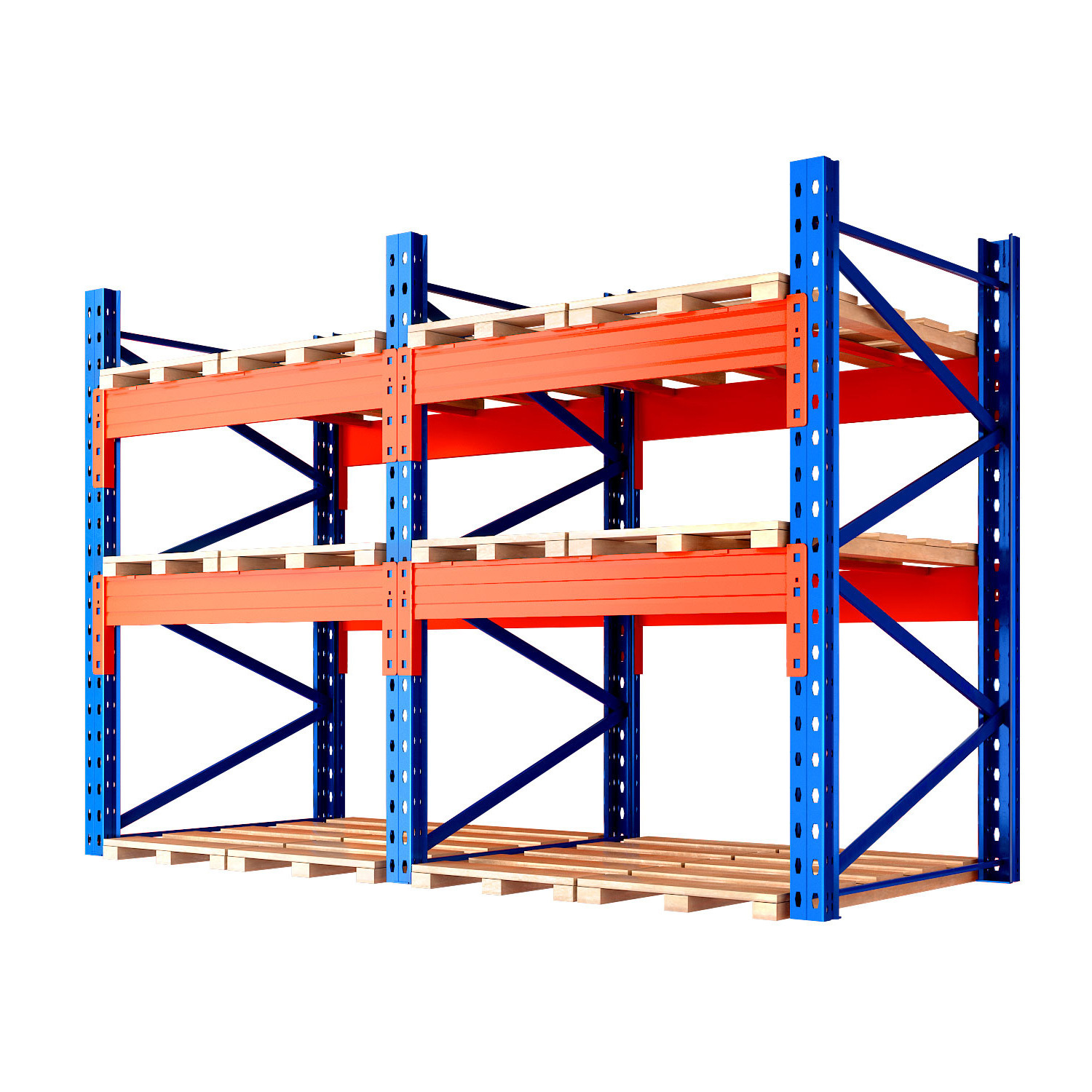 Estante de almacenamiento industrial pesado de placa de paleta de alta altura estante de almacenamiento multicapa gran estante de almacenamiento de soporte de carga super resistente