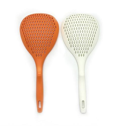 Household kitchen colander large nylon colander noodle blanching sieve hot pot filter sieve long handle noodle spoon mesh spoon