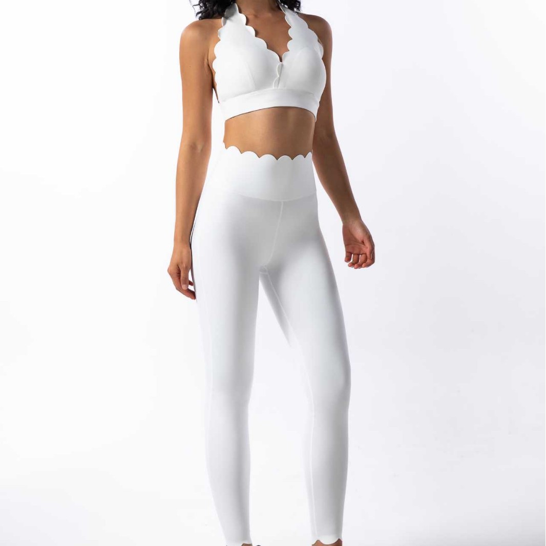 Halter Neck V Neck Yoga Bra With Wide Shoulder Straps, Beautiful Back, Pilates Fitness Bra, Sports Bra, Running Vest, Tank Top Style_voghion.com