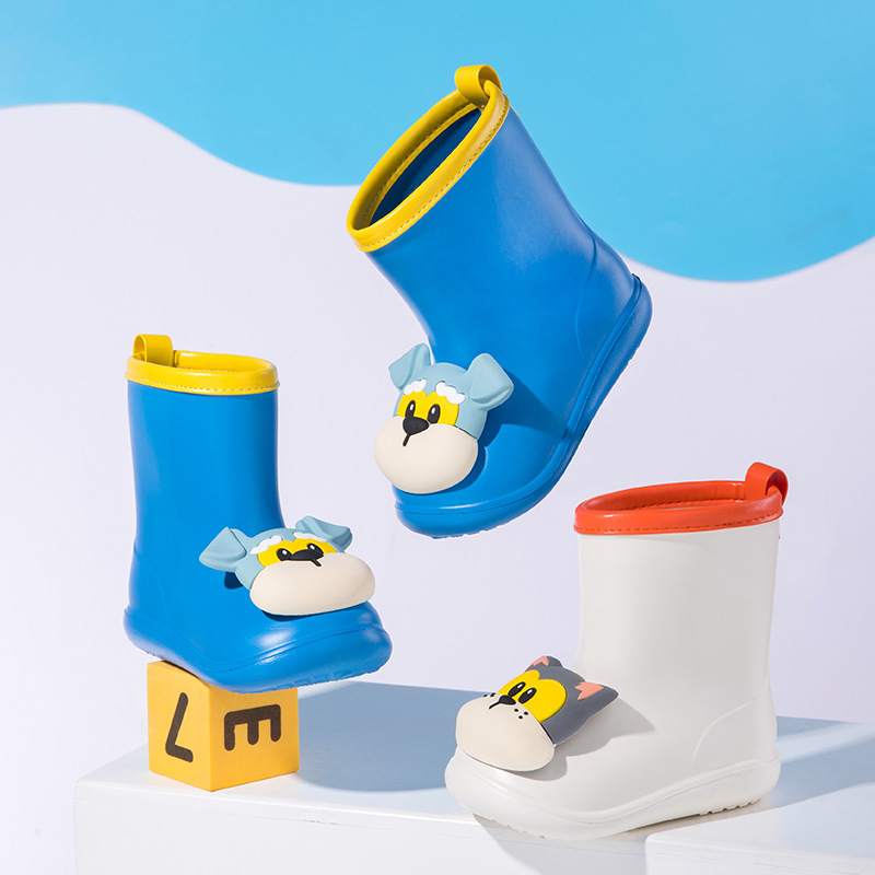 Children's rain boots wholesale baby cute cartoon boys and girls outdoor waterproof rain boots primary school students summer water shoes men