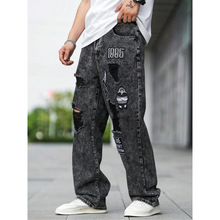 E 39581LEuropean Fashion Jeans ŷ��ʱ��ţ�п��¿�����ͨ
