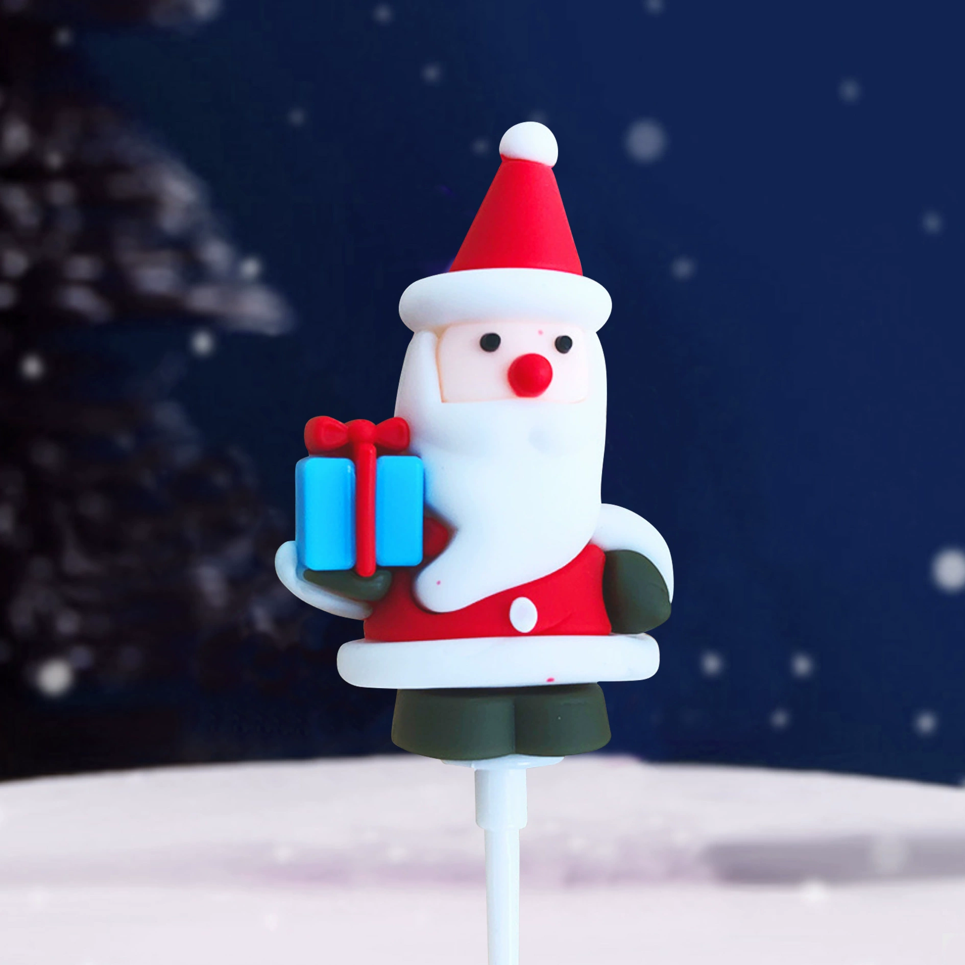 Украшение кクロ-border Рождество мягким клеем, подарок Santa Snowman elk ornaments festive dessert dress