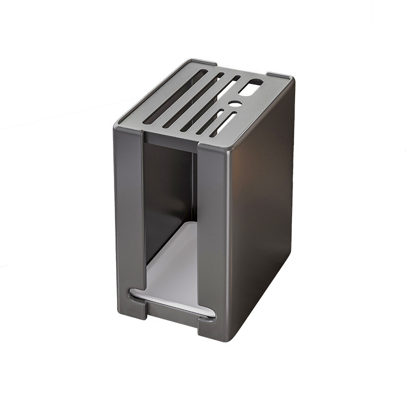 Soporte de cuchillo de cocina estante de almacenamiento encimera del hogar soporte de cuchillo de cocina montado en la pared multi-funcional soporte de cuchillo de drenaje estante de almacenamiento