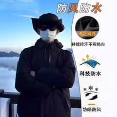 三合一冲锋衣外套男女秋冬款美式户外防风防水男士运动服上衣夹克