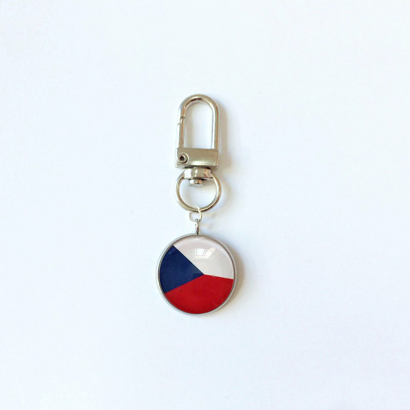 13g Weight Bag Pendant, Keychain Classification 1 Piece Quantity Holiday, Daily Occasion 316 Stainless Steel , Alloy Material National Flag Pattern Epoxy Design Simple Style Style 1 Piece Simple Style National Flag 316 Stainless Steel Alloy Epoxy Bag Pendant Keychain 31