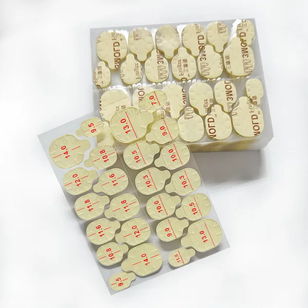 Tong Code H6083+ the High Viscosity Wearable Nails Jelly Glue Yellow Glue Regular Enlarged 24 Capsules Double-Sided Tape Manicure Does Not Hurt Nails