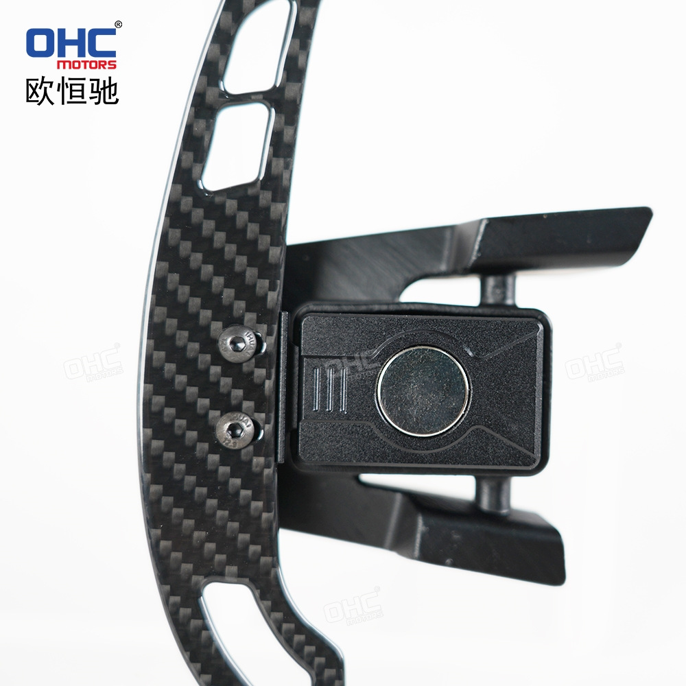 Suitable for Volkswagen Golf 7 Gti Real Carbon Fiber Magnetic Shift Paddles Steering Wheel Modification and Upgrade Parts