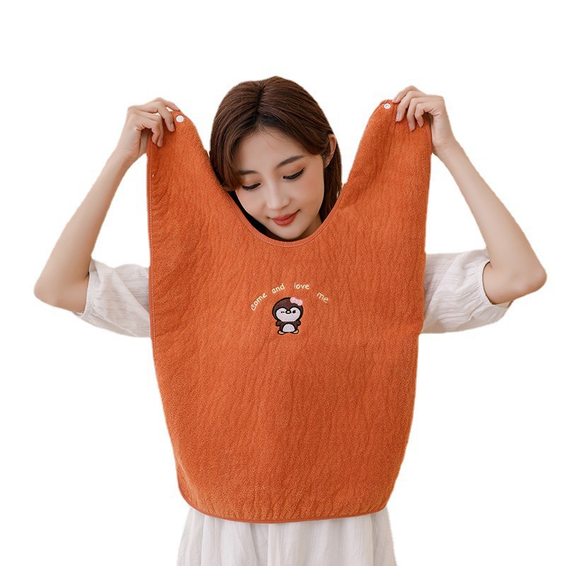 워시 페이스 방수 턱받이 성인 노인을 위한 턱받이 방수 젖지 않는 젖은 옷 더러운 방지 다기능 수건