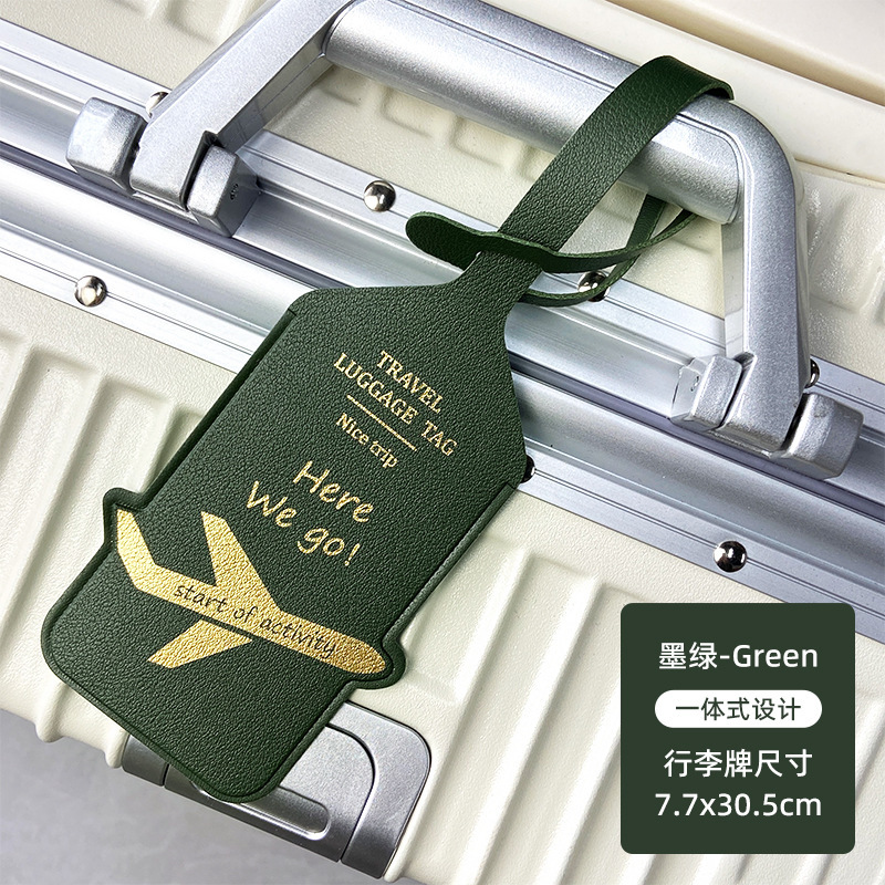 国境を越えたスポットPUレザー荷物タグ搭乗チェックホットプレス荷物タグレザー荷物タグPVC搭乗タグ|undefined