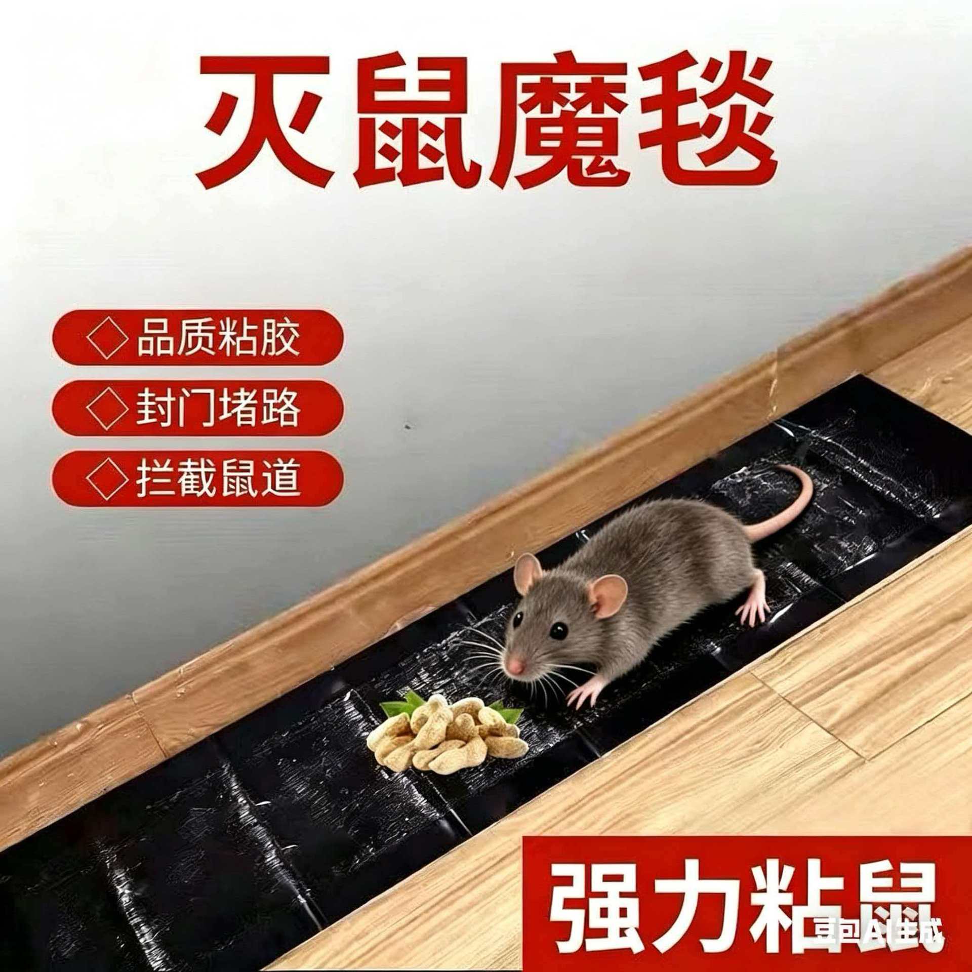 Sticky Mouse Mat, Strong Adhesive Mouse Trap Mat, Wholesale Mouse-Catching Board, Thickened Household Adhesive Mouse Trap