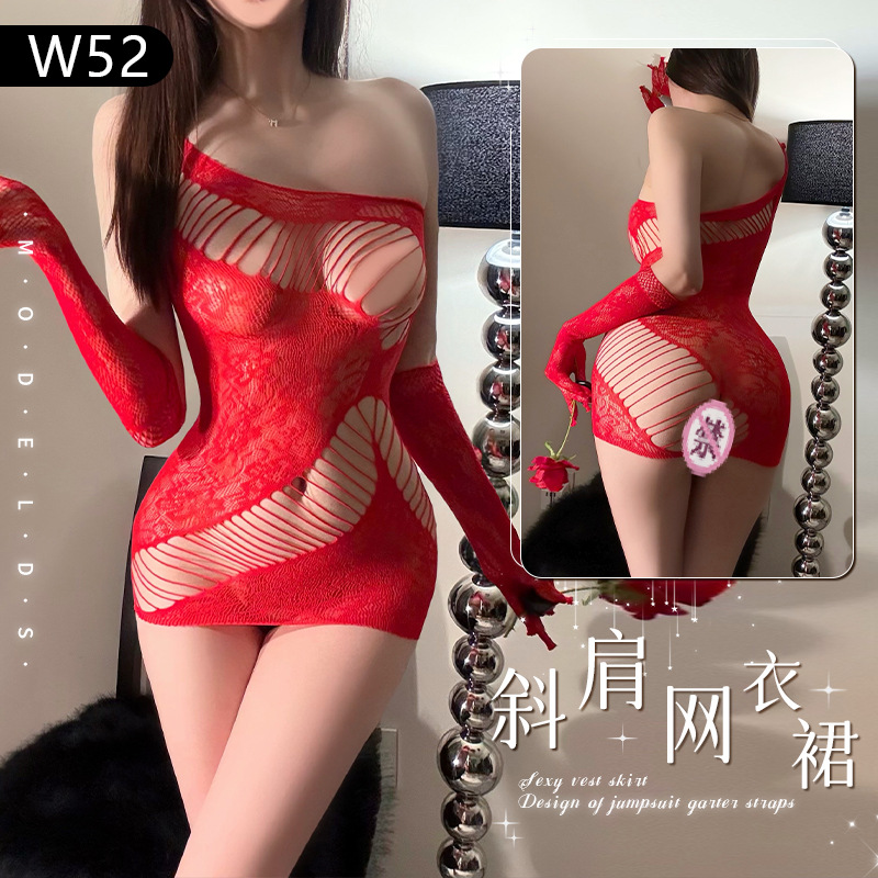 Comercio exterior europeo y americano lencería sexy bolso de princesa cadera hombro inclinado falda de red AliExpress Amazon estilo caliente uniforme tentación