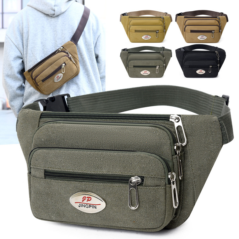 Cross-Border New Model Men's Waist Bag Wholesale Large Capacity Single Shoulder Crossbody Chest Bag Outdoor Sports Phone Bag for Work on Construction Sites Cross-Border New Model Men's Waist Bag Wholesale Large Capacity Single Shoulder Crossbody Chest Bag Outdoor Sports Phone Bag for Work on Construction Sites