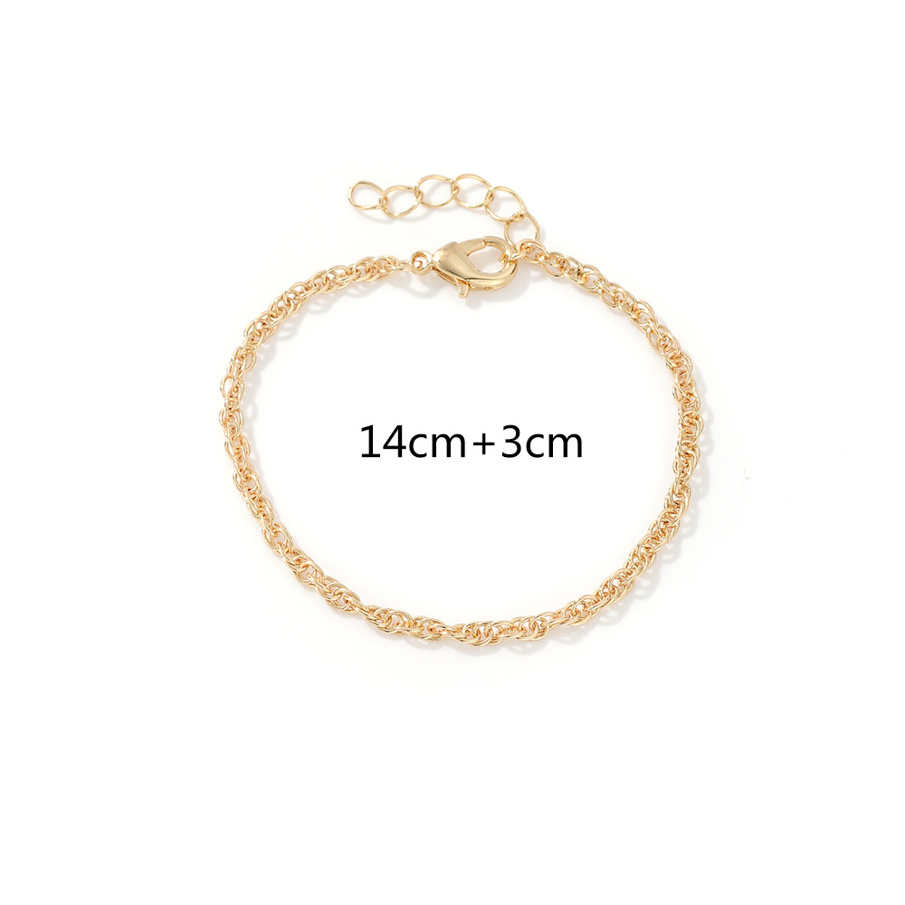 Style Simple Lettre Lune Papillon Alliage Placage Strass Femmes Bracelets 1 Pièce display picture 34