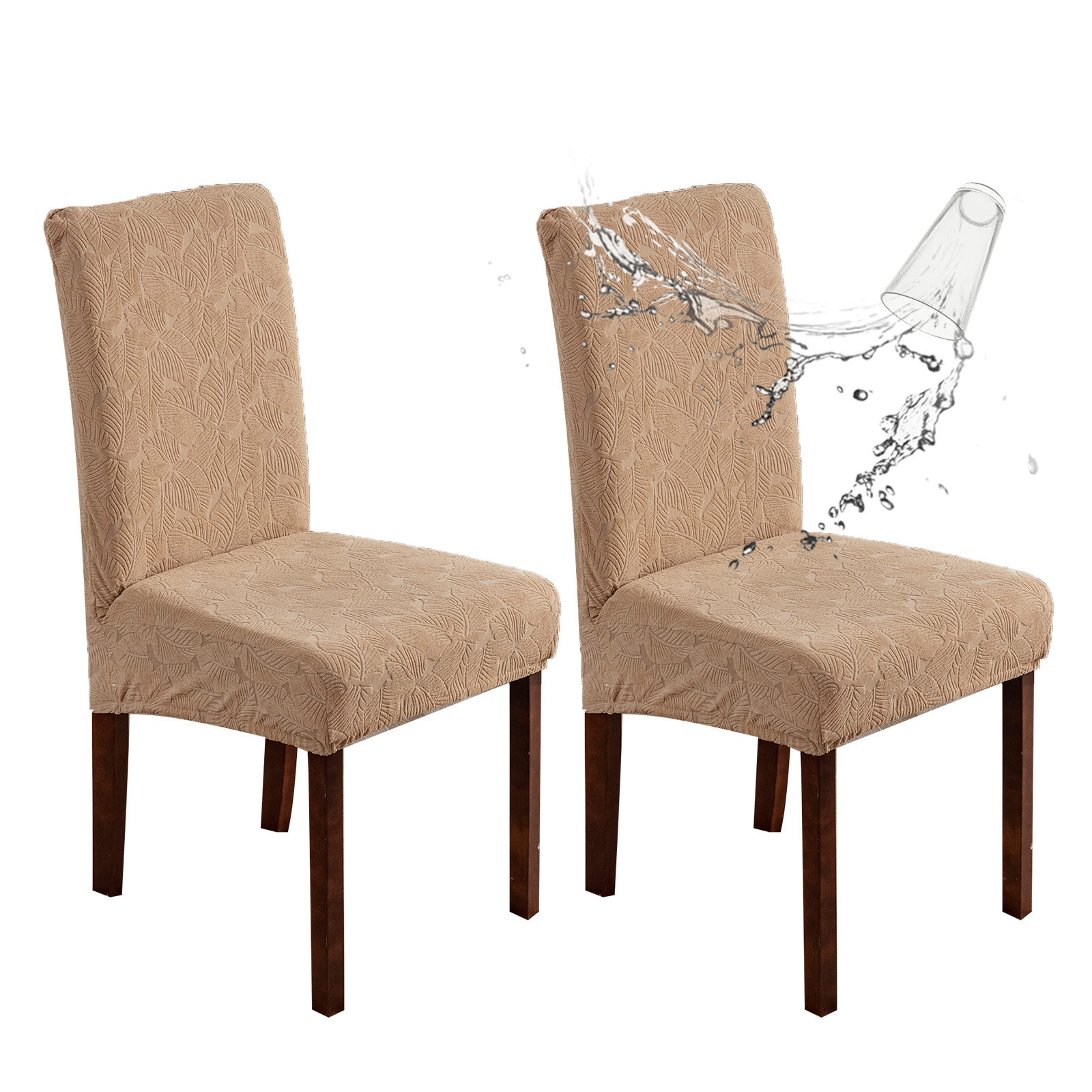 Funda para silla de bolsillo impermeable Funda para silla para el hogar Funda para silla jacquard impermeable Funda para silla impermeable