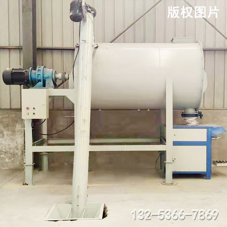 2方瓷砖胶搅拌机卧式瓷砖胶混合设备2吨瓷砖胶混合机化工全新砂浆