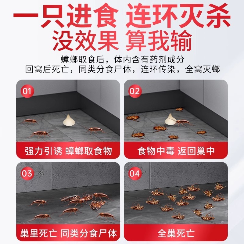 ゴキブリ駆除薬、家庭用虫卵、本格旗艦店、レストランなし、強力ゴキブリ駆除グルーベイト|undefined