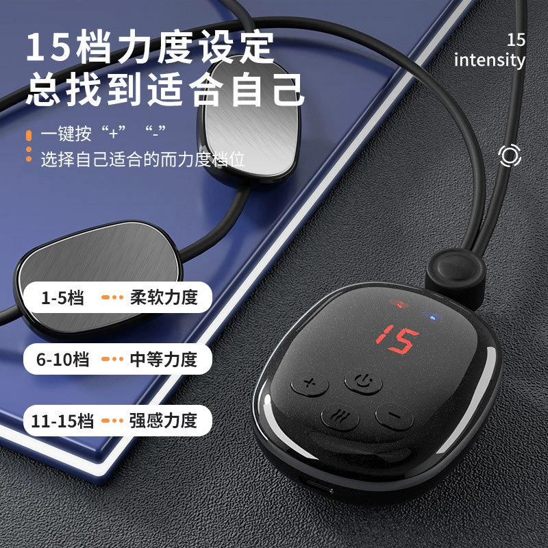Small compress, handheld sports massager, with neck protection