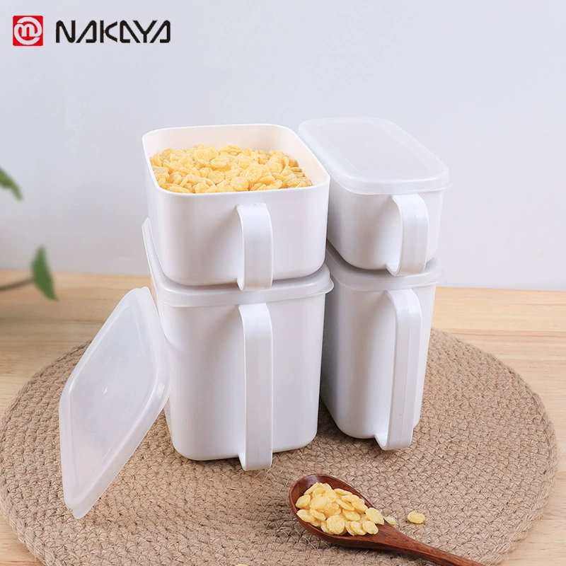 NAKAYA Япония кухонная емкость для хранения продуктов, коробка для хранения, крышка crisper с ручкой, холодильное хранение соус