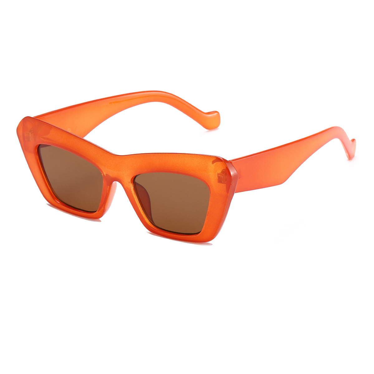 2021 Nueva forma de CEJA cuadrada gafas de sol de Marco grande transfronterizo hombres y mujeres mismas gafas de sol 90006