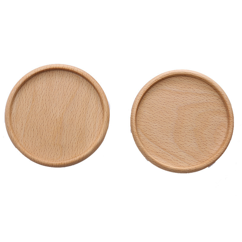 Madera creativa taza de té japonesa de madera almohadilla de madera aislante almohadilla de nuez taza de café almohadilla