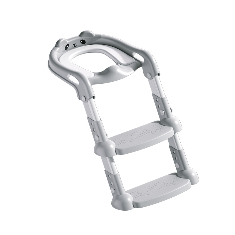 Inodoro para niños, tipo escalera, niño, niña, bebé, inodoro, asiento, asiento, escalera plegable, taburete auxiliar, inodoro