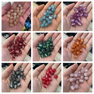 梦幻星空细闪云彩金箔树脂珠子通孔散珠 diy手工串珠手链项链圆珠