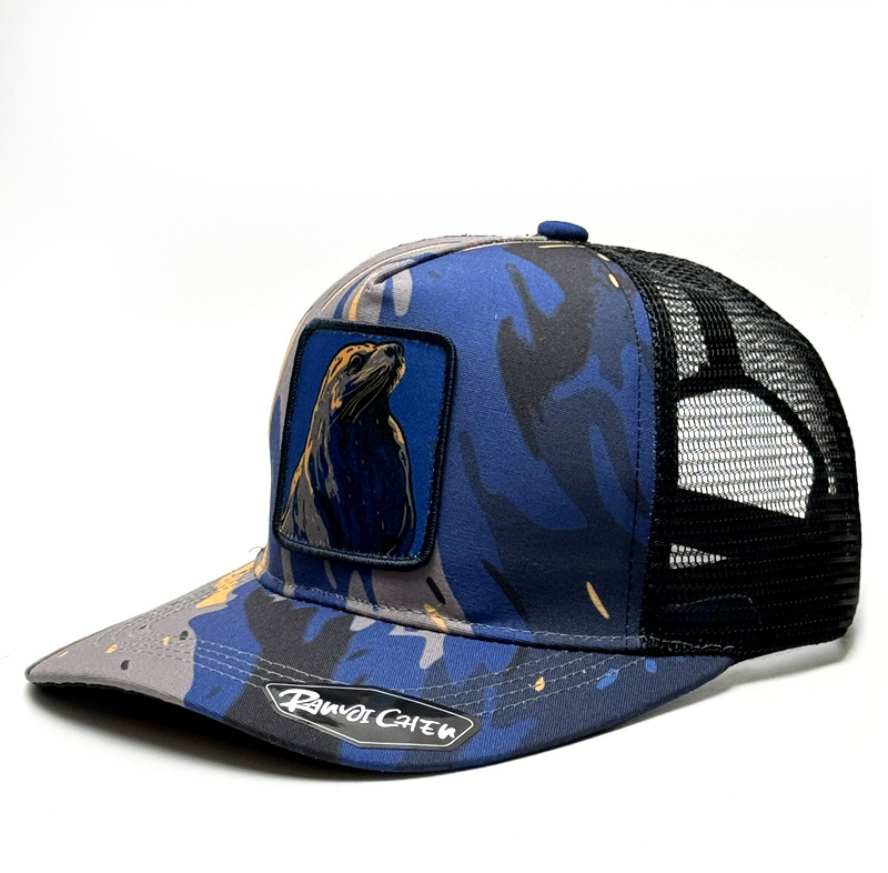 Graffiti Printed Baseball Cap Animal Fan Embroidered Flower Hat Mesh Cap Outdoor Casual Sunnet Hat Male_voghion.com