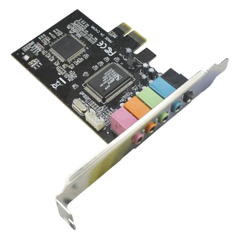 Настольная встроенная звуковая карта EZhou PCI-E, стереоаудиокарта CMI8738 с реверберацией, поддерживает Win7