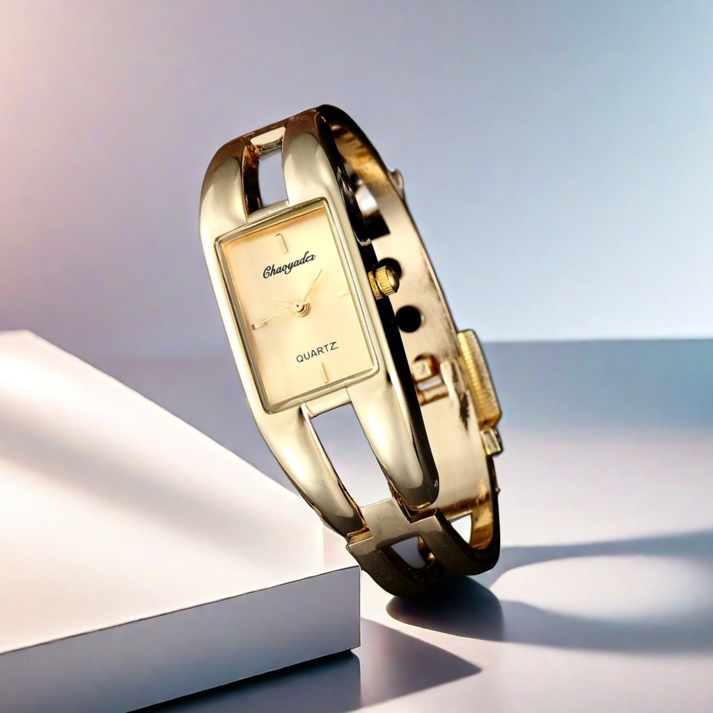 Watch Classification Pointer+Number Display Type Jewelry Buckle Buckle Style Vintage Style Classic Style Rectangle Jewelry Buckle Alloy Strap Quartz Watch