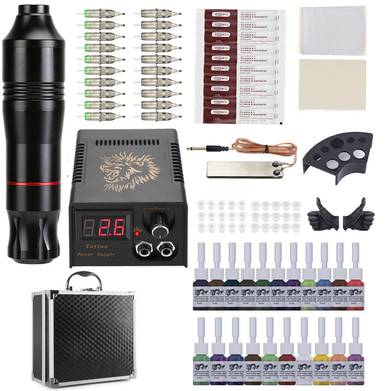 Lanrui New Toolbox King Kong Tattoo Pen suit Motor Pen Set Tattoo Integrated suit Tattoo Machine suit Lanrui New Toolbox King Kong Tattoo Pen suit Motor Pen Set Tattoo Integrated suit Tattoo Machine suit