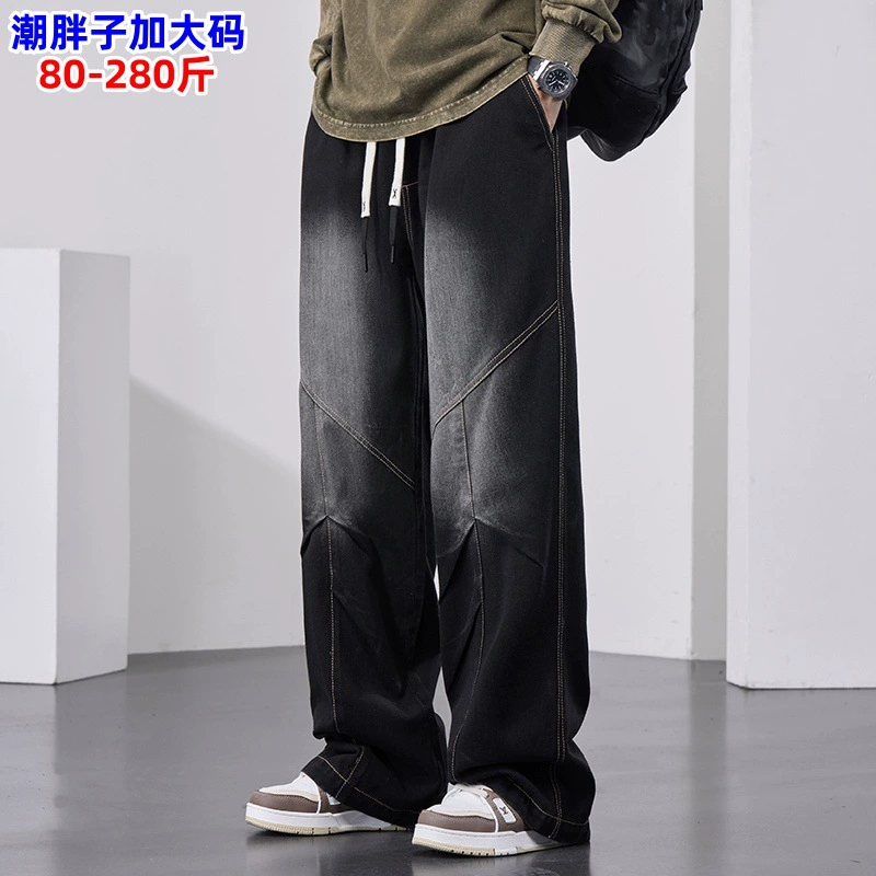 Красивый джинсы мужской весенний и осенний ветер в Гонконге