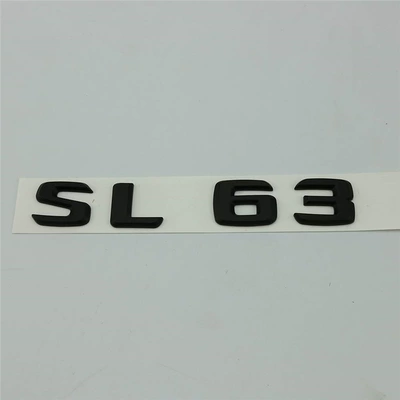 AMG and C63 car emblems, Car logo - standard-sl63