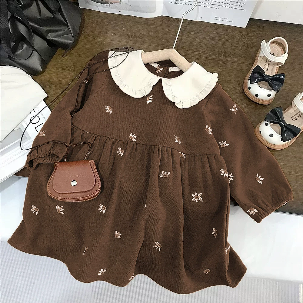 Girls' Long-Sleeve Dress QZ020
