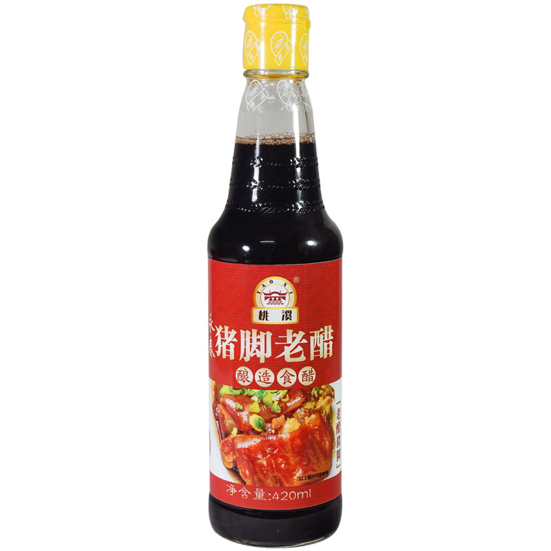 桃溪牌永春猪脚老醋福建特产 醋420ml*1瓶复合调味醋食用陈醋|ru
