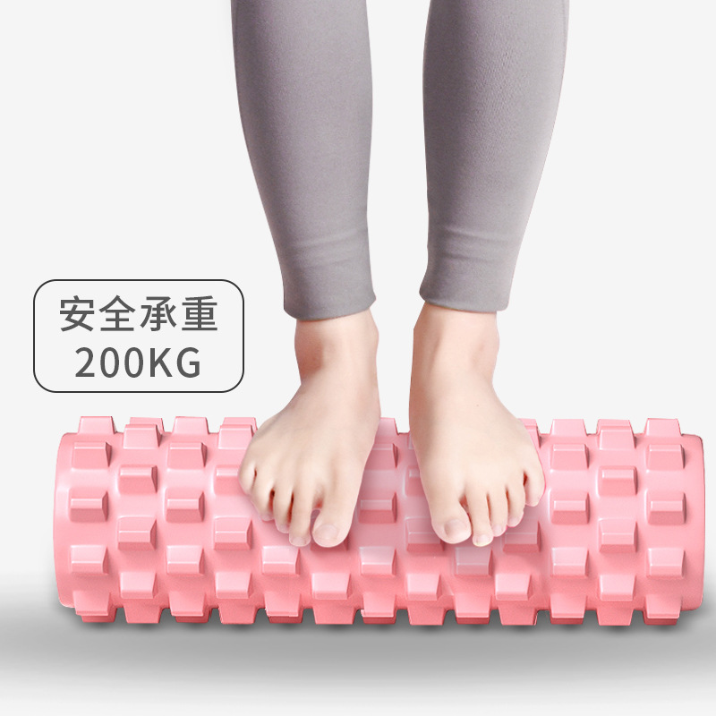 Yoga eje de espuma relajación muscular rodillo de masaje fitness cuerpo conformación hogar Lobo diente palo columna de yoga