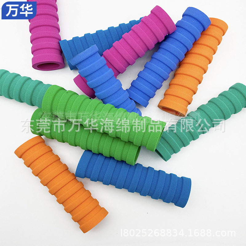 现货批发EVA磨面海绵把套防汗把手配件 NBR橡塑发泡海绵管