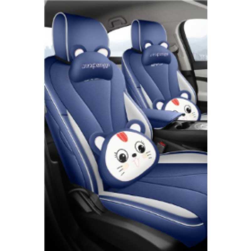 Modelə uyğun (Original) oturacaq örtükləri: BYD Surround Perforated Leather - blue
