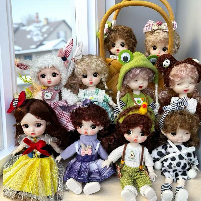 Multi-joint doll for dressing up